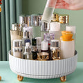 360° Rotating Makeup Organizer Tray – Large Lazy Susan for Vanity