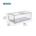Stackable Fridge Organizer Bins – Clear BPA-Free Refrigerator Containers