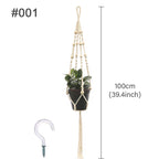 Handmade Macrame Plant Hanger Wall Hanging Basket Planter