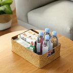 Woven Seagrass Storage Basket | Natural Wicker Home Decor Basket