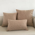 Linen Blend Solid Sofa Cushion Cover | Multiple Sizes