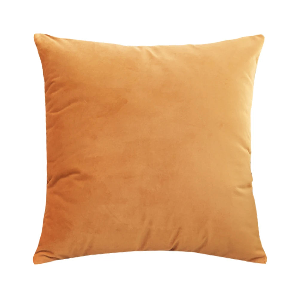Velvet Cushion Cover Solid Colour | Multiple Sizes 40–60cm