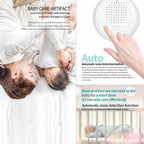 White Noise Machine Portable Baby Sleep Sound Machine 10 Soothing Sounds USB Rechargeable