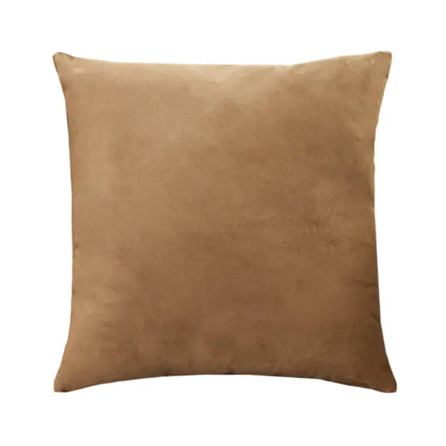 Velvet Cushion Cover Solid Colour | Multiple Sizes 40–60cm