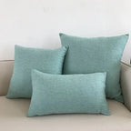 Linen Blend Solid Sofa Cushion Cover | Multiple Sizes