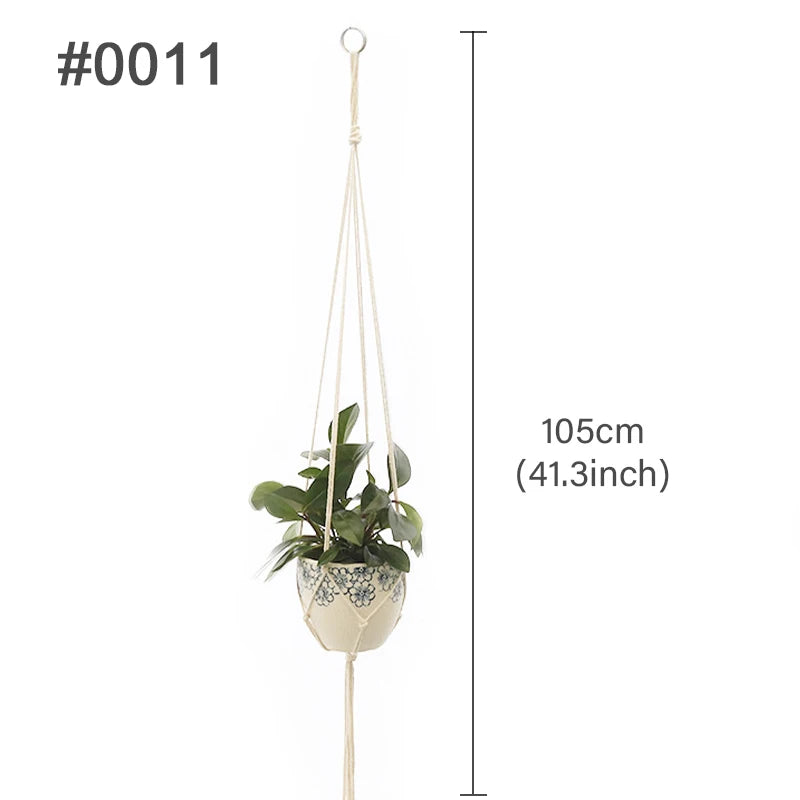 Handmade Macrame Plant Hanger Wall Hanging Basket Planter