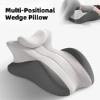 Wedge Pillow Multi-Positional Memory Foam for Body Pain Relief with Removable Cover