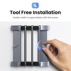 Vertical Laptop Stand for MacBook Air & Pro – Triple Slot Aluminum