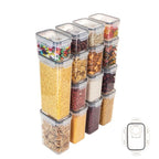 Airtight Pantry Storage Containers with Lids – Cereal & Dry Food Set