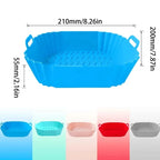 Reusable Silicone Air Fryer Liner – Non-Stick Basket & Baking Tray