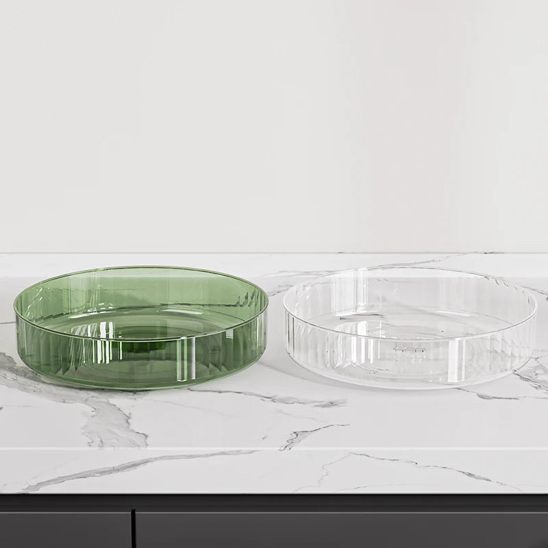 360° Rotating Lazy Susan Organizer – Clear Turntable for Fridge & Pantry