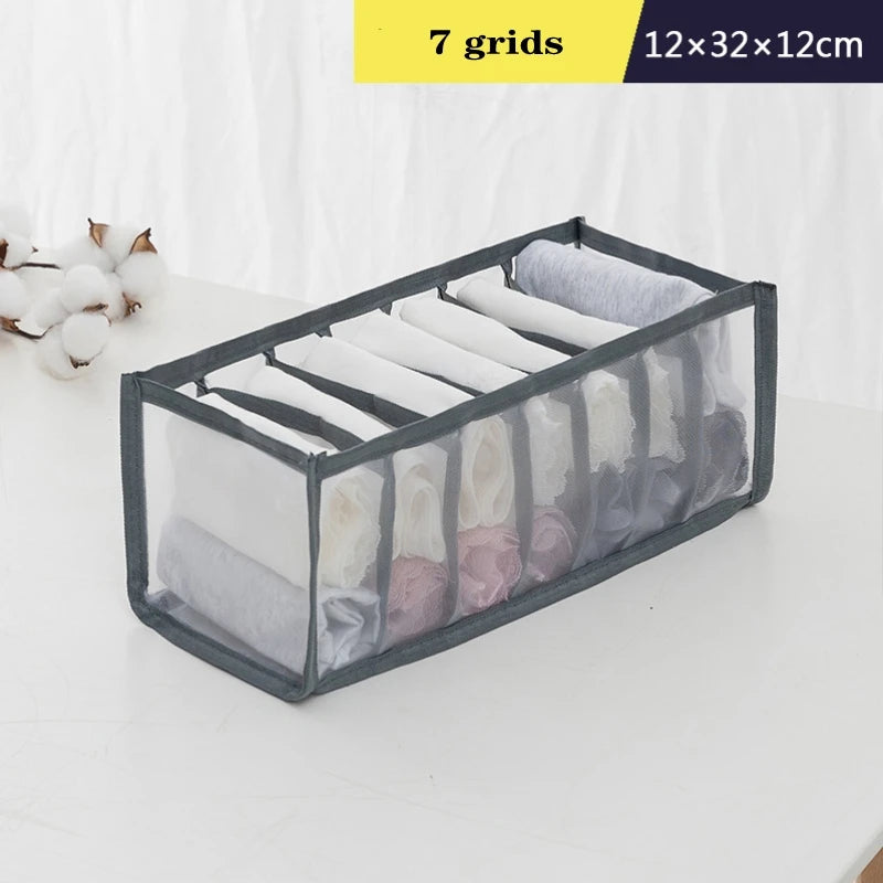 Foldable Drawer Organizer Boxes for Underwear, Bras & Socks