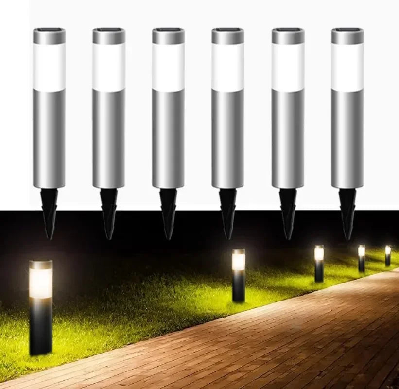 Solar Floor Lamp Outdoor Motion Sensor Waterproof Garden Lawn Light