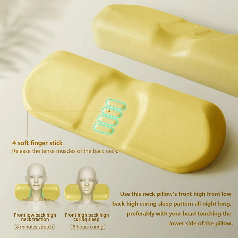 Memory Foam Cervical Contour Pillow for Side Sleepers – Orthopedic Neck Support