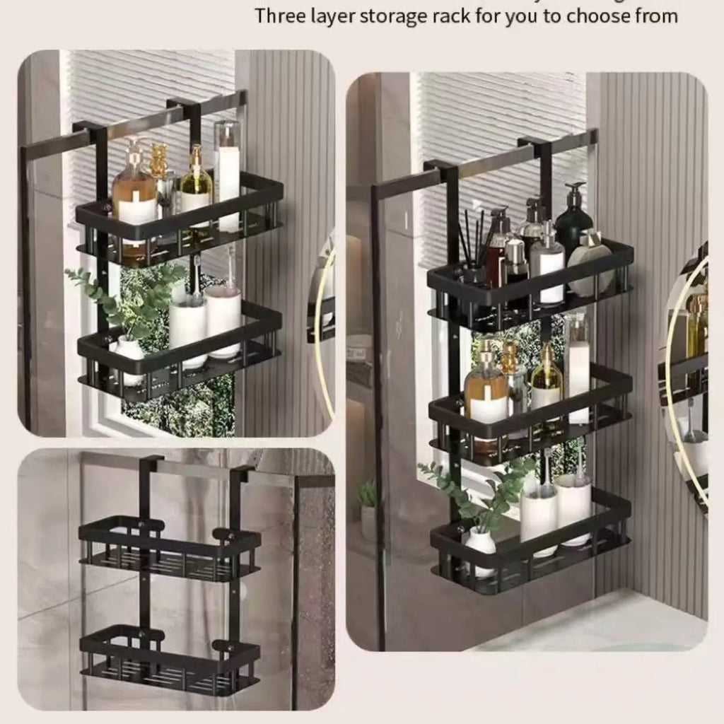 Corner Shower Shelf Wall Mounted 3-Tier Metal Rack