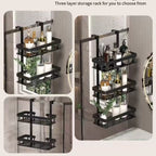 Corner Shower Shelf Wall Mounted 3-Tier Metal Rack