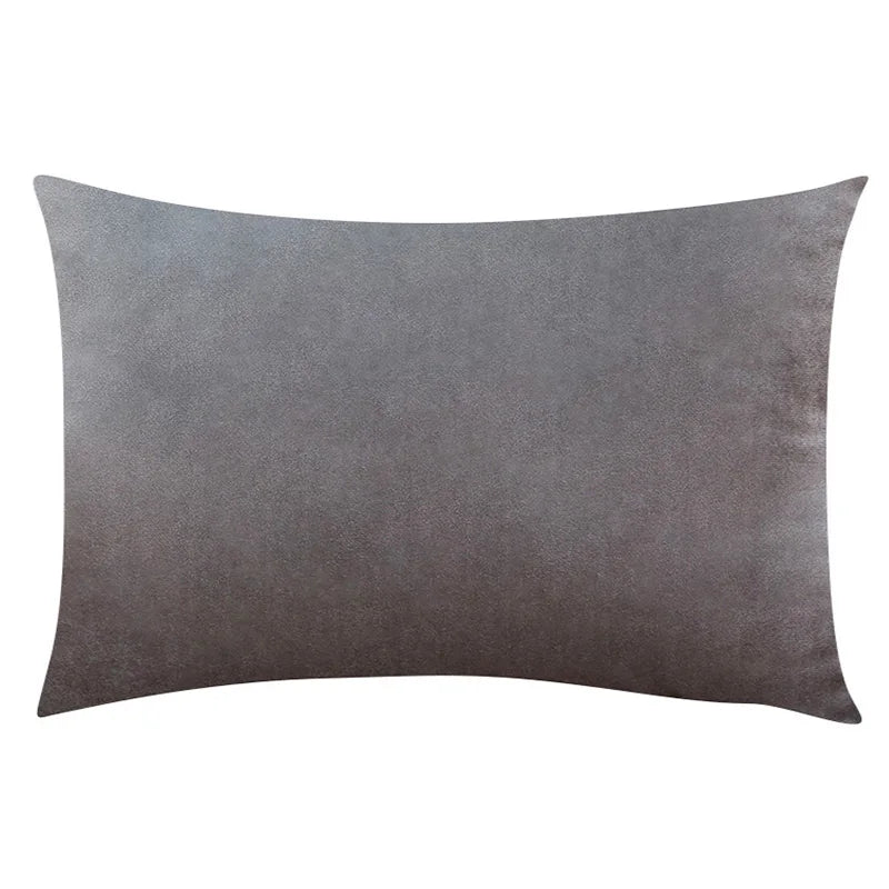 Velvet Plaid Cushion Cover for Sofa and Living Room 12x20