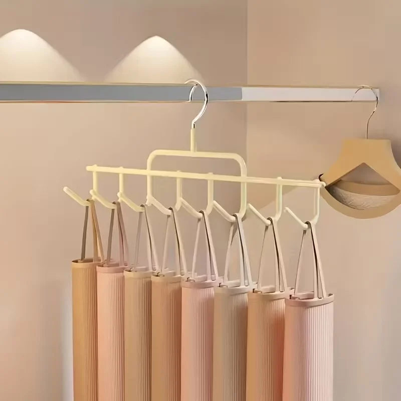 Wall Mounted Hat Rack with Hooks | 8-Cap Baseball Cap Organizer