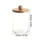 3-Piece Bathroom Organizer Set | Cotton Swab, Cotton Ball & Floss Dispenser