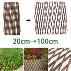 Expandable Garden Trellis Privacy Screen Wooden Fence Climbing Plants Lattice