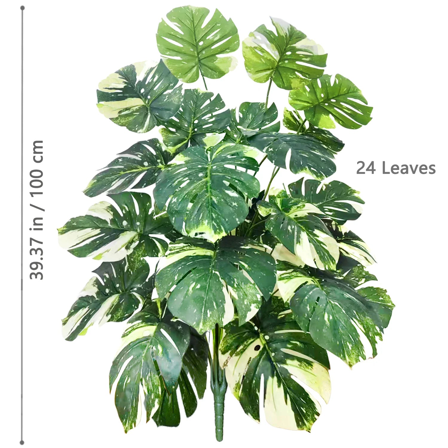 Artificial Monstera Plant Fake Palm Tree Indoor Floor Decor