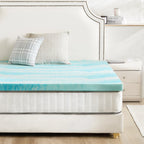 Cooling Mattress Topper Memory Foam Gel Queen 2-3 Inch Thick Breathable Bed Topper