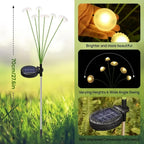Solar Jellyfish Mushroom Lights Outdoor Garden Yard Decor LED Set