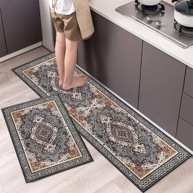 Anti-Slip Kitchen Floor Mat | Absorbent Quick-Dry Bath Rug