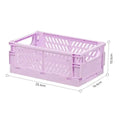 Foldable Stackable Storage Crate – Collapsible Organizer Box for Closet, Kitchen & Shelf