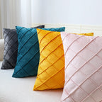 Velvet Geometric Cushion Cover for Sofa & Living Room 45x45cm