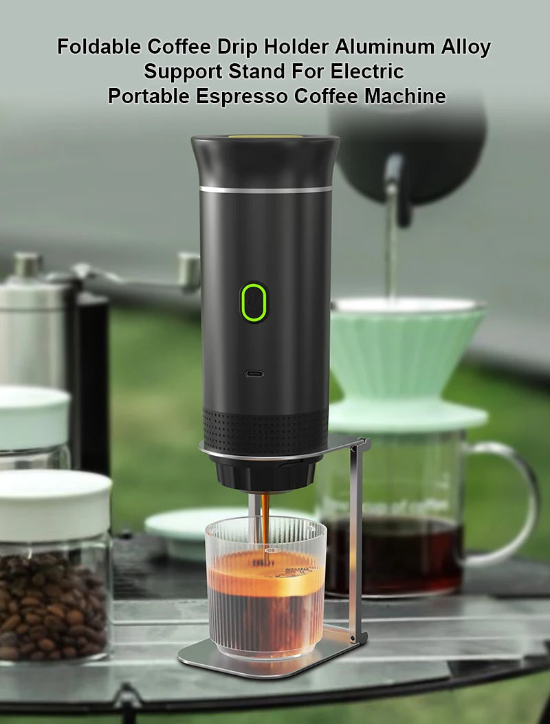 Foldable Aluminum Drip Stand for Portable Espresso Machines