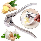 Heavy Duty Garlic Press – No Peel, Stainless Steel, Dishwasher Safe