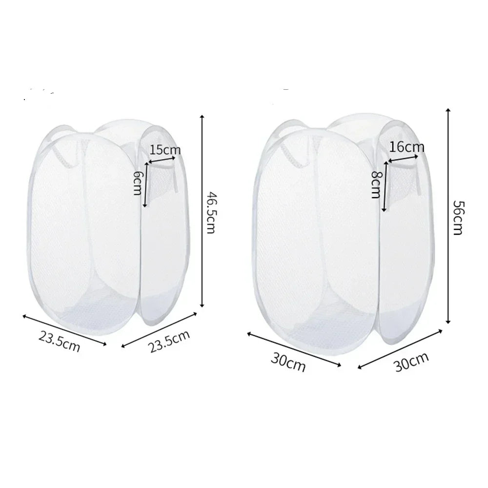 Foldable Ventilated Laundry Basket Large Capacity Portable