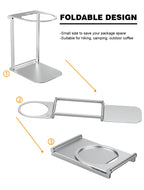 Foldable Aluminum Drip Stand for Portable Espresso Machines