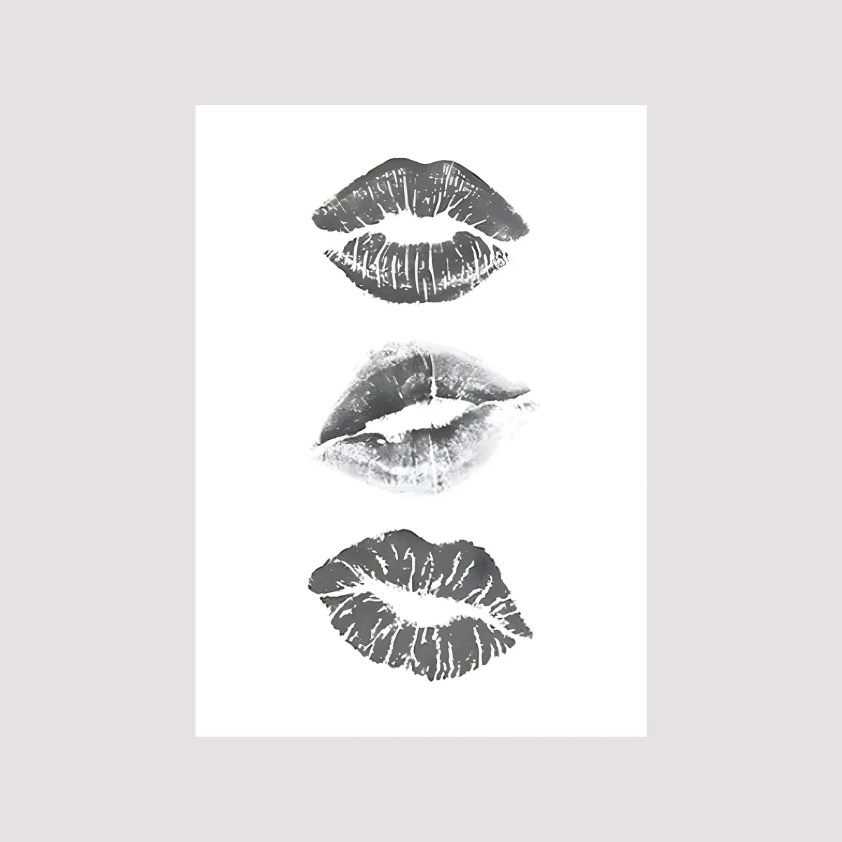 Retro Leopard Abstract Canvas Print Poster | Y2K Minimalist Wall Art