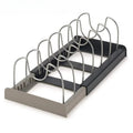 Expandable Pot, Pan & Lid Organizer Rack for Kitchen Cabinets