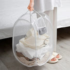 Foldable Ventilated Laundry Basket Large Capacity Portable
