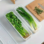 Stackable Fridge Organizer Bins with Airtight Lids – 1, 2 or 6 Pack