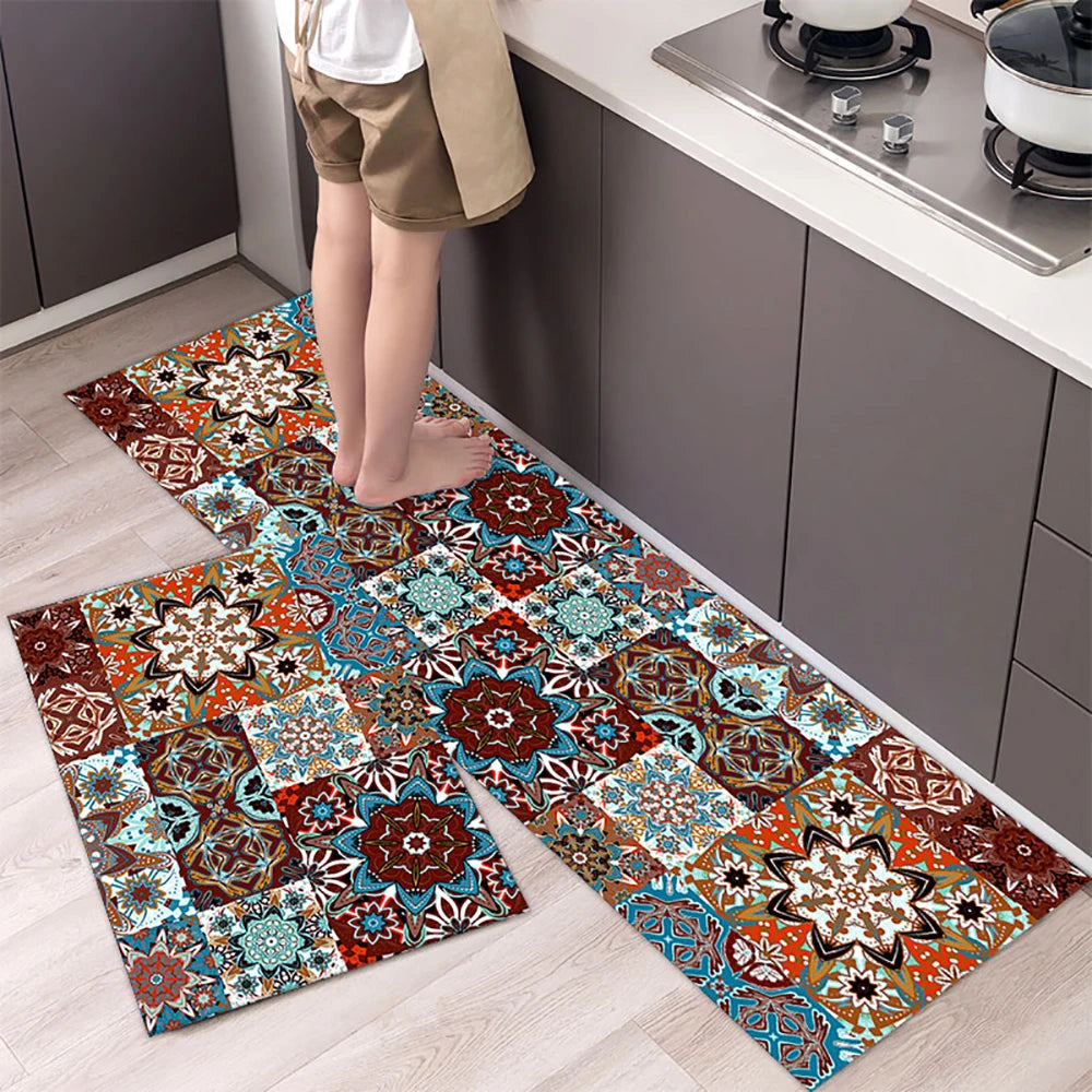 Anti-Slip Kitchen Floor Mat | Absorbent Quick-Dry Bath Rug