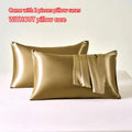 Satin Pillowcases for Skin and Hair Set of 2 Soft Cooling Pillow Covers