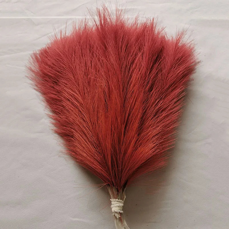 Artificial Pampas Grass Fluffy Bouquet Boho Decor (10-100 Stems)