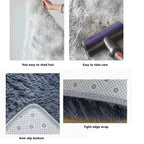 Soft Shaggy Area Rug Fluffy Non-Slip Bedroom & Living Room Carpet