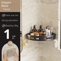 No-Drill Corner Shower Caddy Shelf | Adhesive Bathroom Storage Rack
