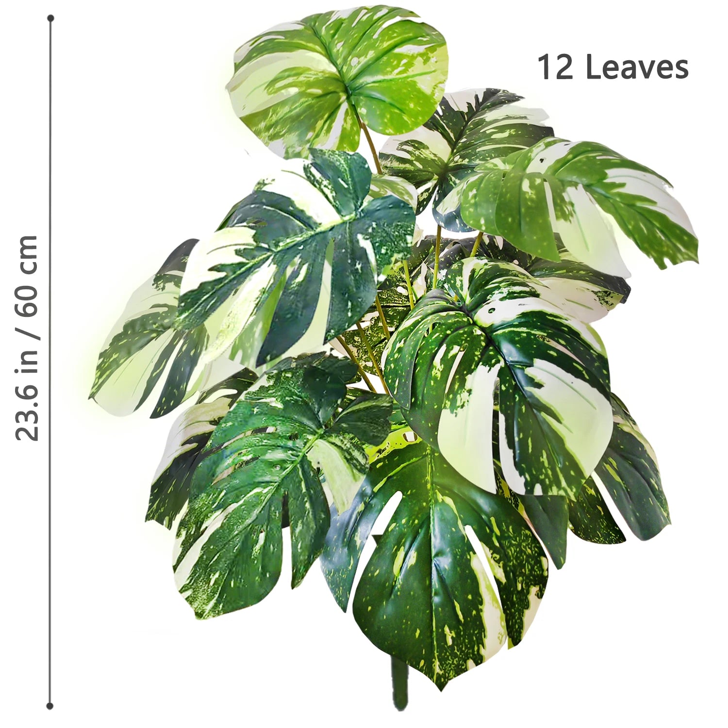 Artificial Monstera Plant Fake Palm Tree Indoor Floor Decor