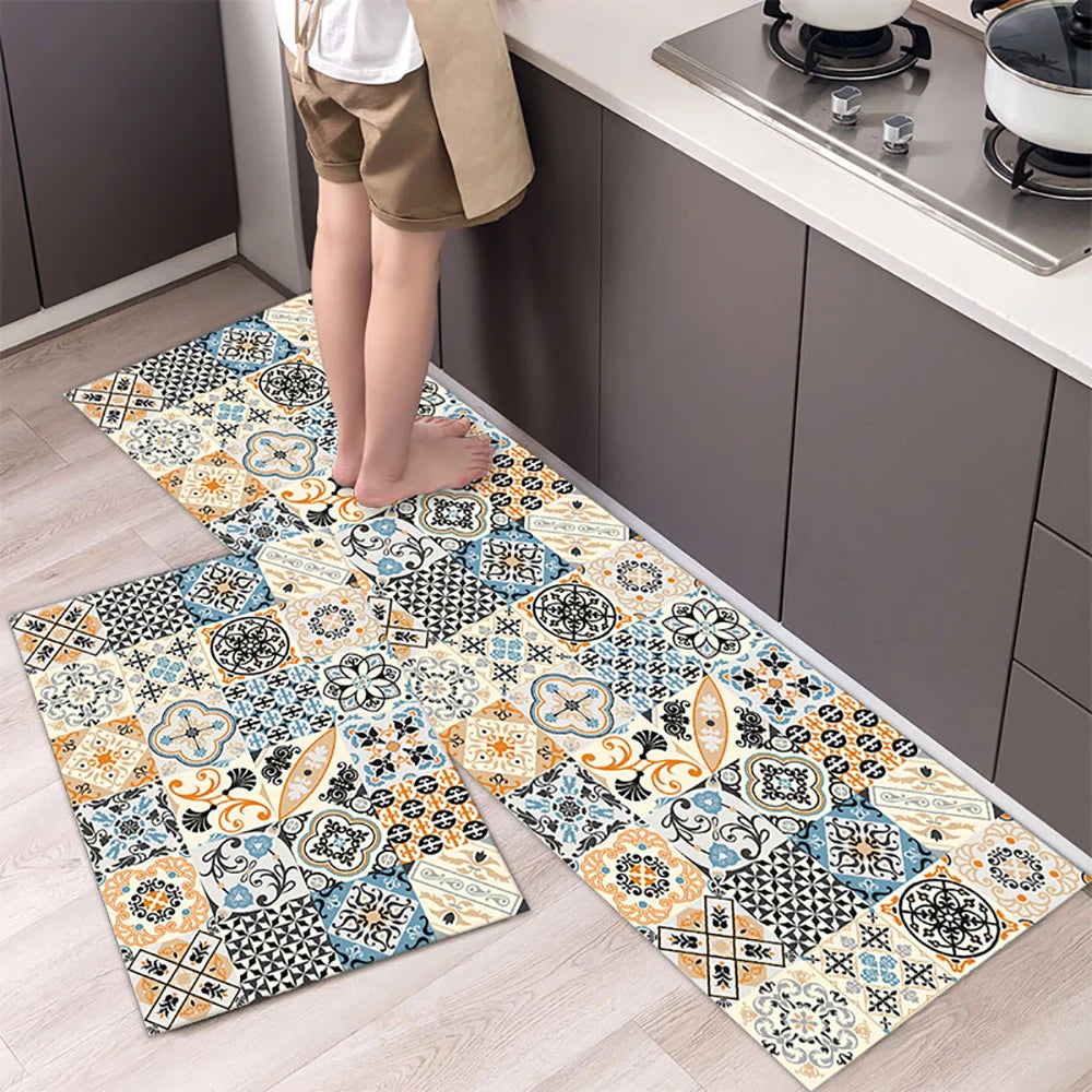 Anti-Slip Kitchen Floor Mat | Absorbent Quick-Dry Bath Rug