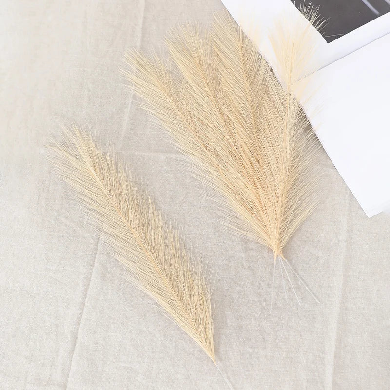 Artificial Pampas Grass Fluffy Bouquet Boho Decor (10-100 Stems)