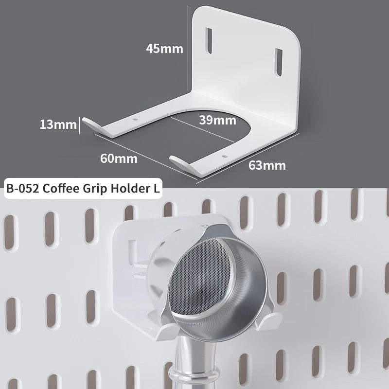 Modular Pegboard Wall Organizer Kit with No-Drill Installation