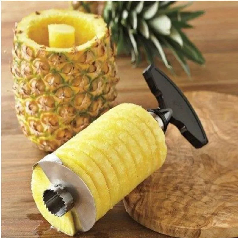 Heavy Duty Stainless Steel Pineapple Slicer, Corer & Peeler