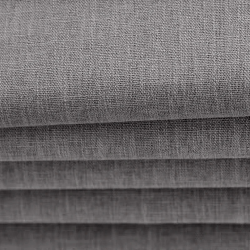Asazal Linen Look Blackout Curtains Living Room Bedroom Full Shading Drapes
