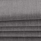 Asazal Linen Look Blackout Curtains Living Room Bedroom Full Shading Drapes